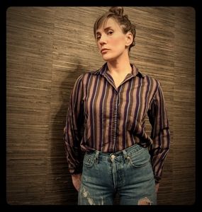 60's vintage button down shirt